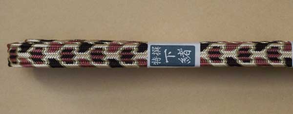 Sageo aus Seide Kikko 4-farbig 110 cm für Wakizashi
