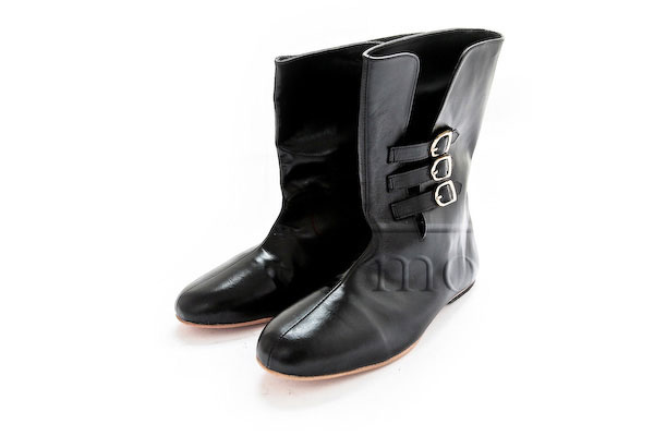 Medieval Leather Calf Boots, Size 8