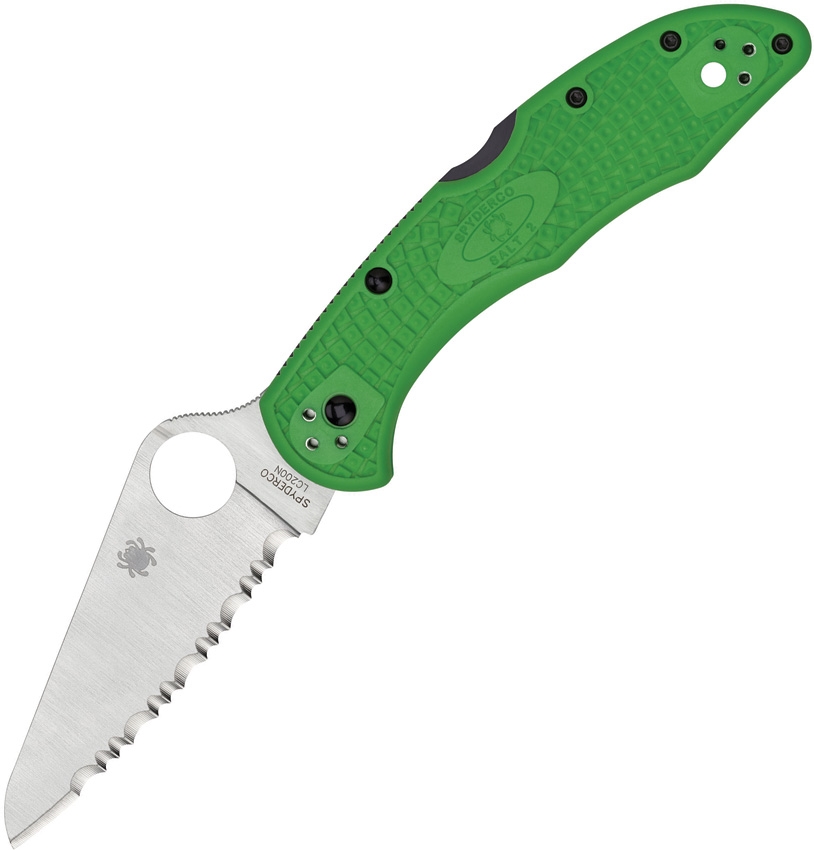 Salt 2, Drop Point, serrated edge