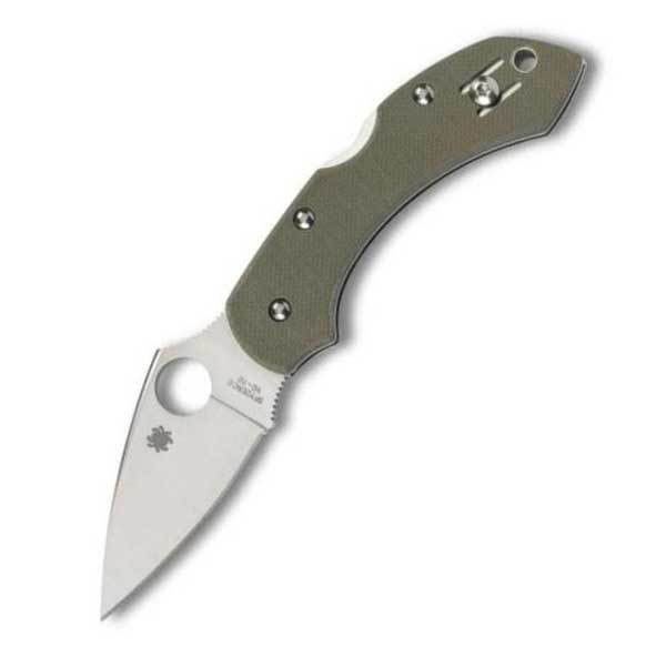 Dragonfly, foliage green G-10 handle, plain