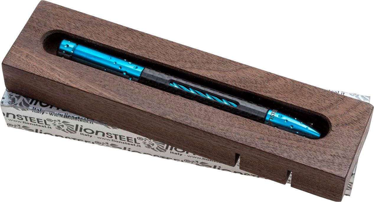 Nyala Stift aus Titan und Kohlefaser, Blauglanz