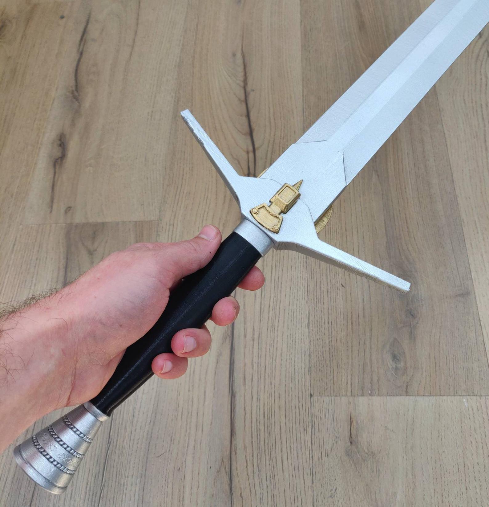 The Witcher - Das Schwert Geralt von Rivia aus der Netflix Serie, 3d gedruckt, Cosplay Prop