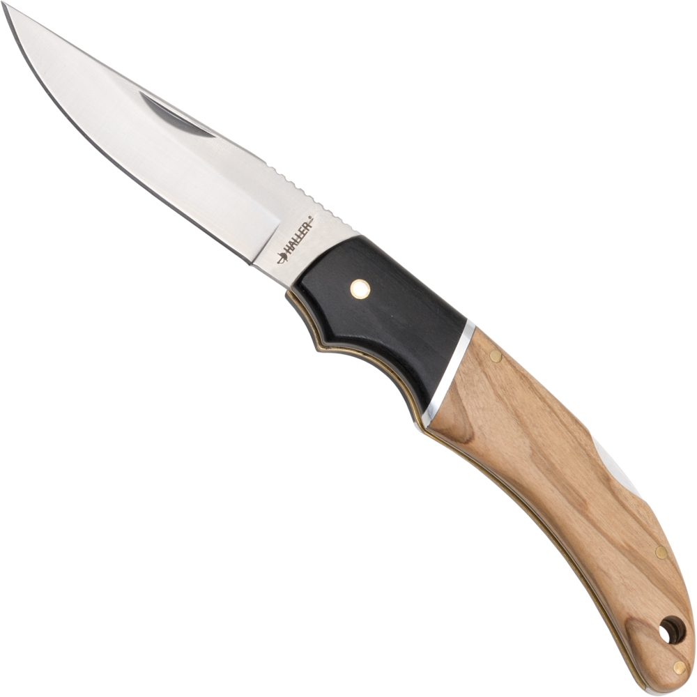 Pocket knife pakka / olive wood