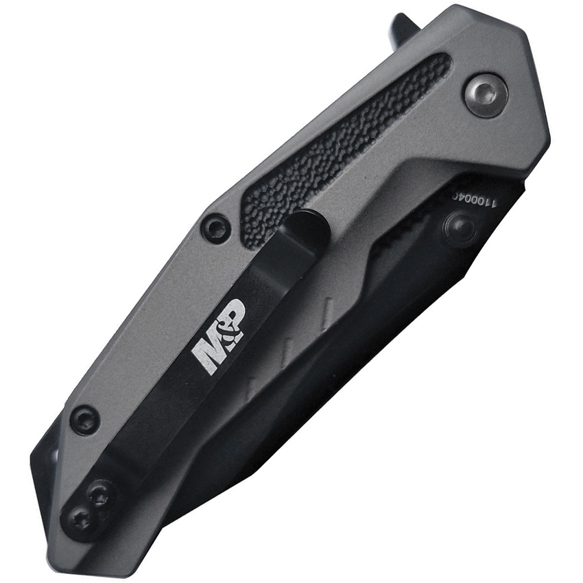 M&P Linerlock Messer Grau