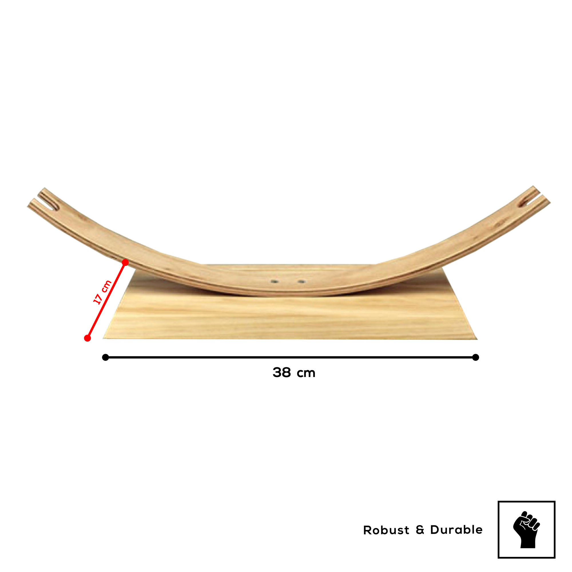 Design Sword stand for one sword – natural wood