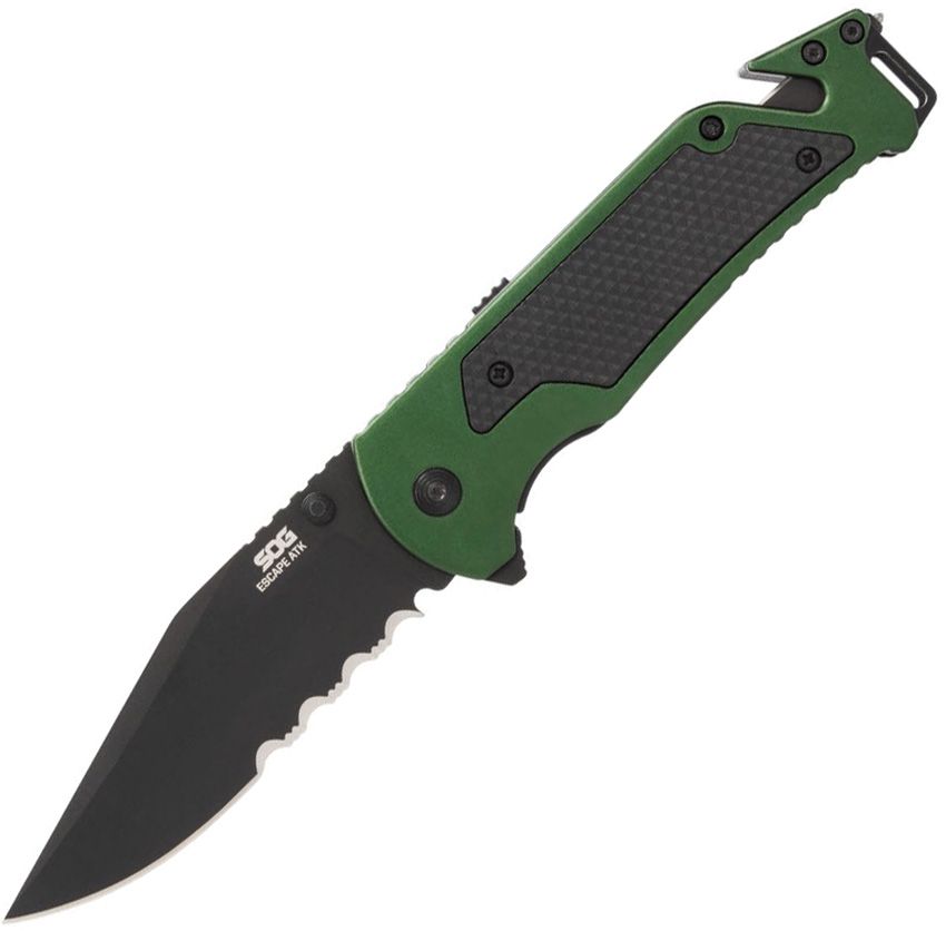 Escape ATK 2.0, Combo Blade, Green Aluminum Handle