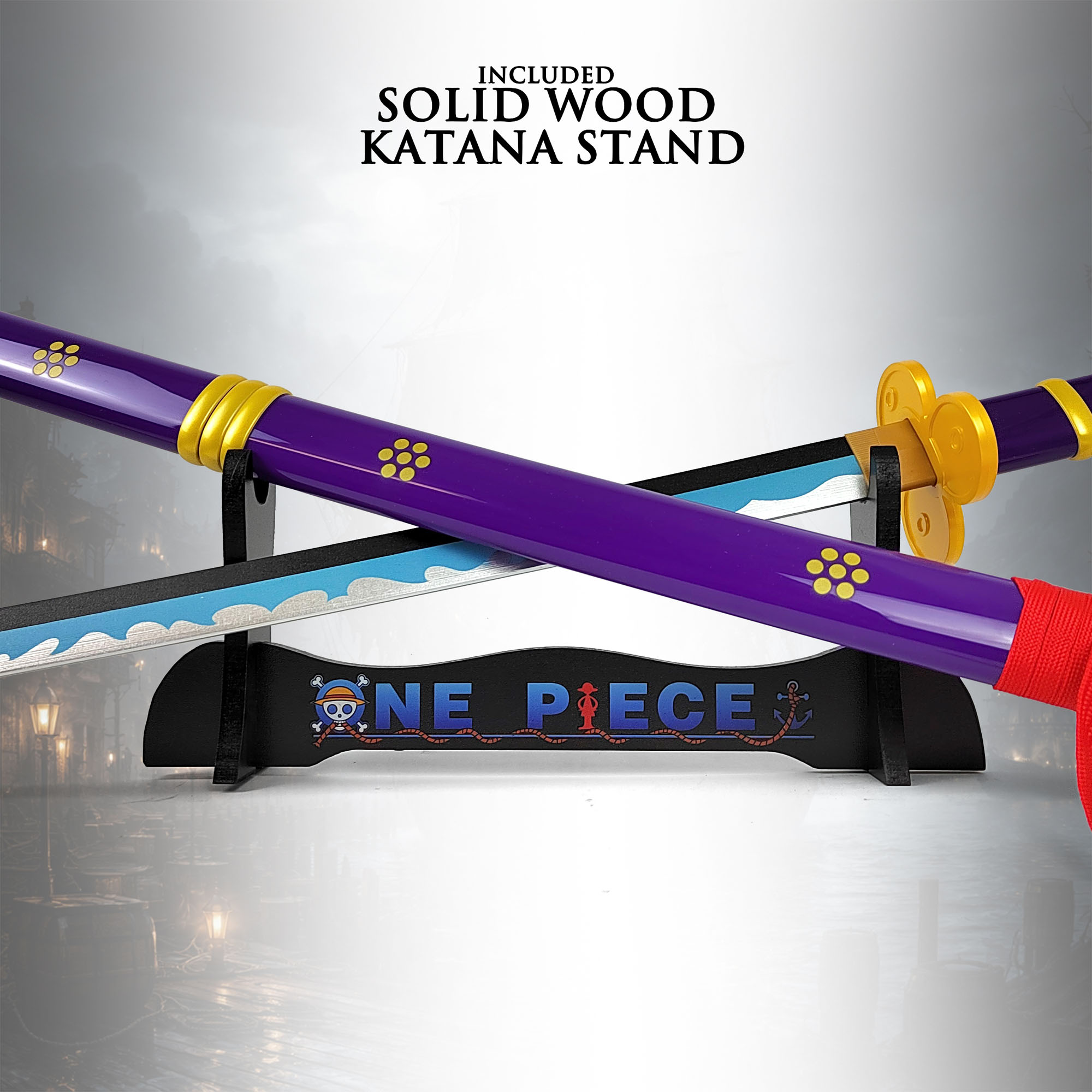 One Piece - Oden's Enma Sword, Purple, Wooden Version