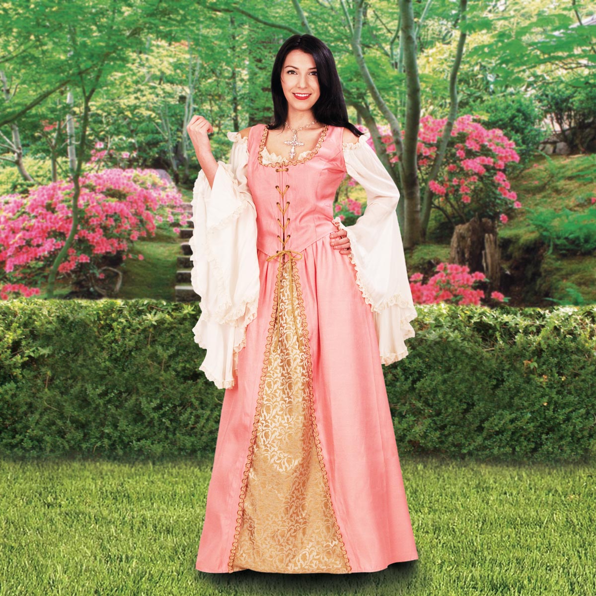 Avington Nobles Gown, Pink, Size XL