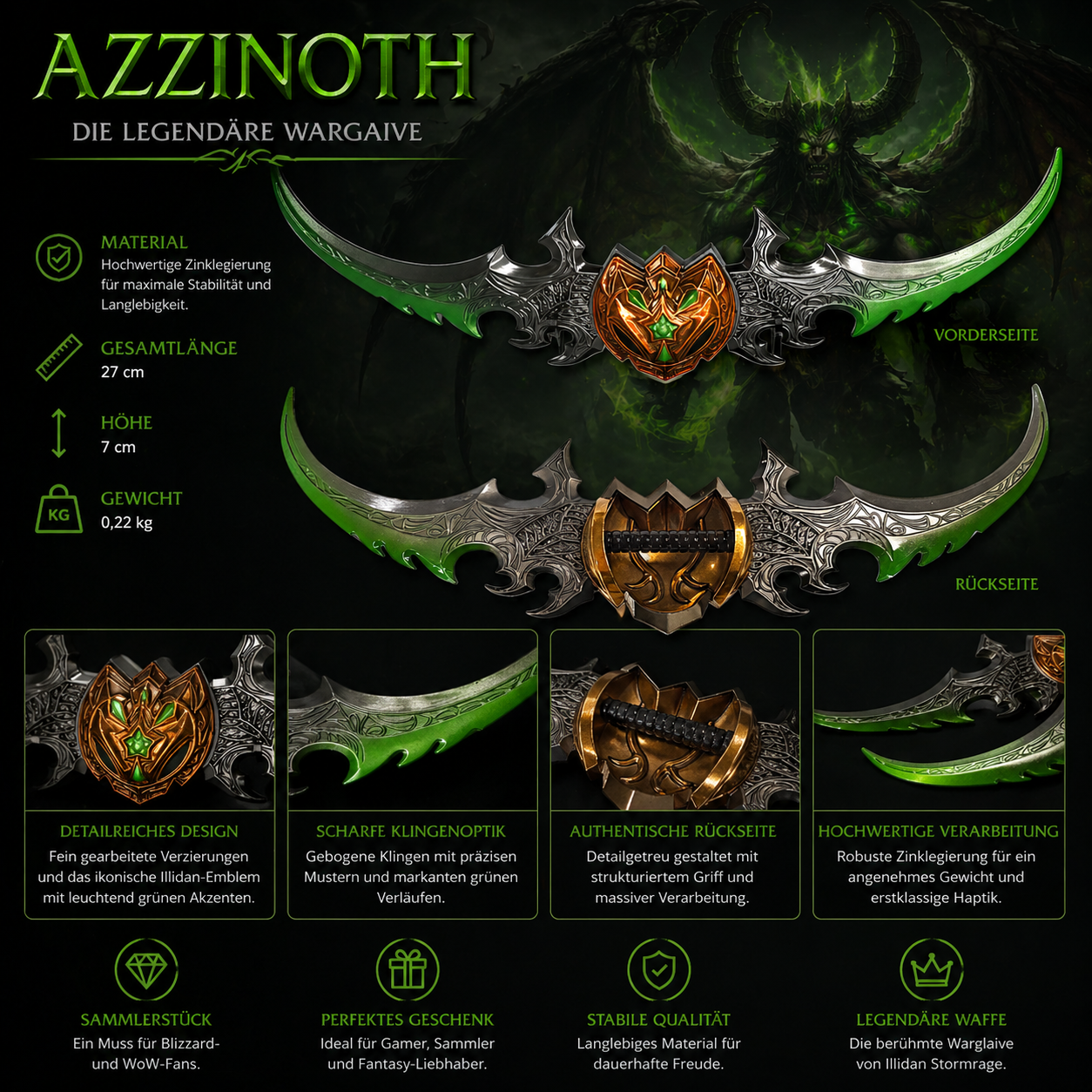 Warcraft - Kriegsgleve von Azzinoth XL Sammlerbox – Exklusive Premium Edition 