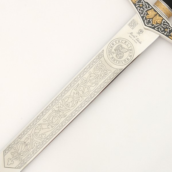 Excalibur Schwert, Gold / Silber 