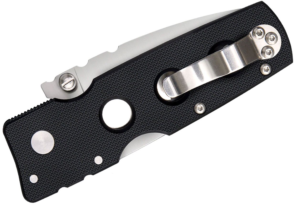 Hold Out Klappmesser 7,6 cm lange, satinierte, gezahnte Klinge aus CPM-S35VN