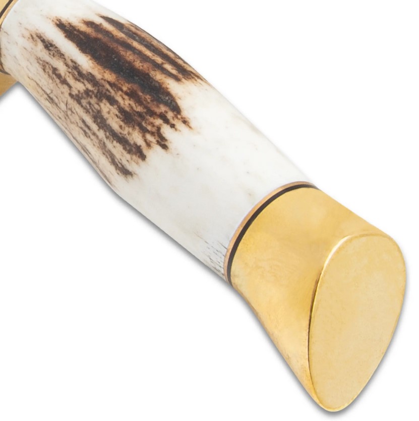 Gil Hibben Whitetail Skinner Messer mit Scheide – Deutsche Stahlklinge