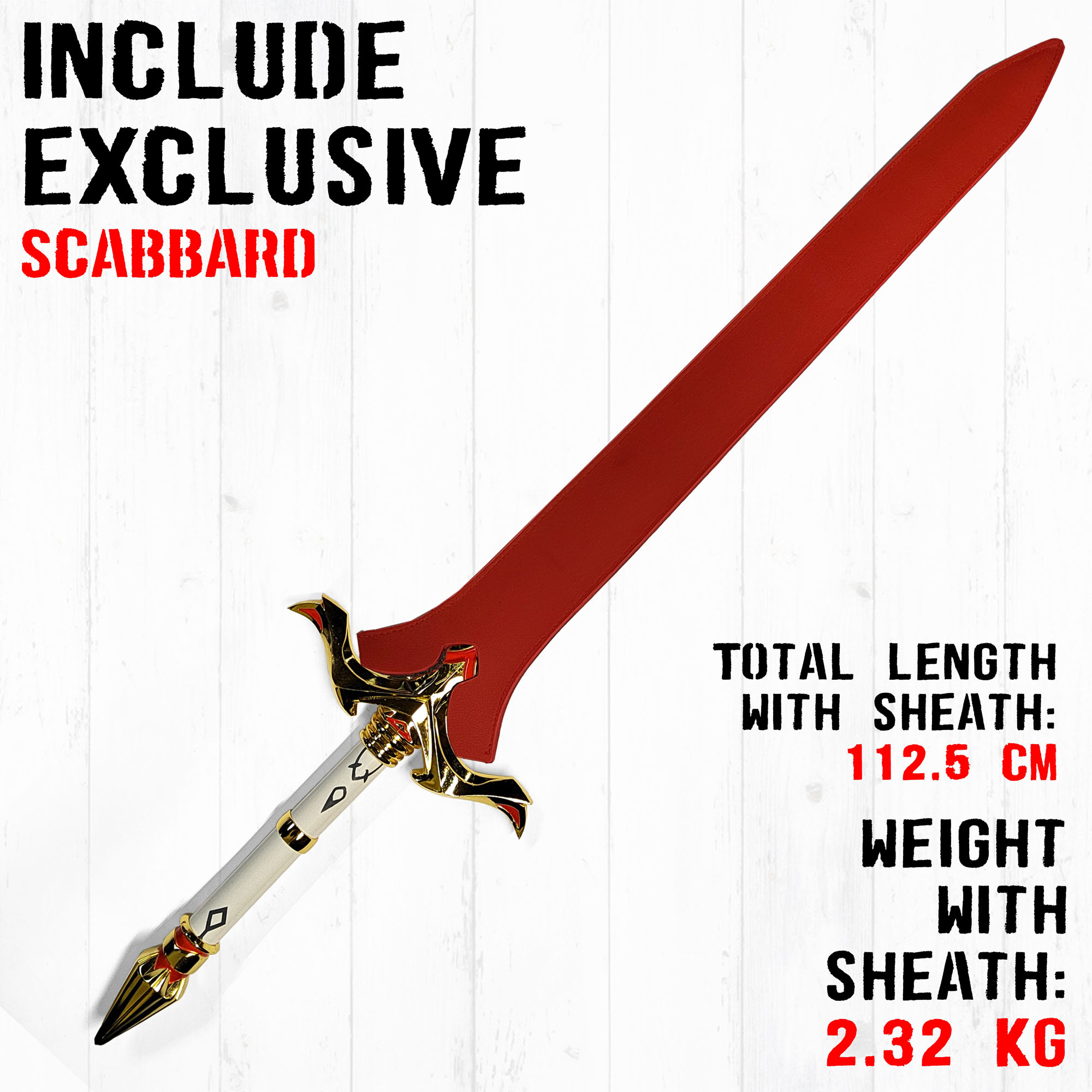 Genshin Impact - Royales Schwert mit Scheide