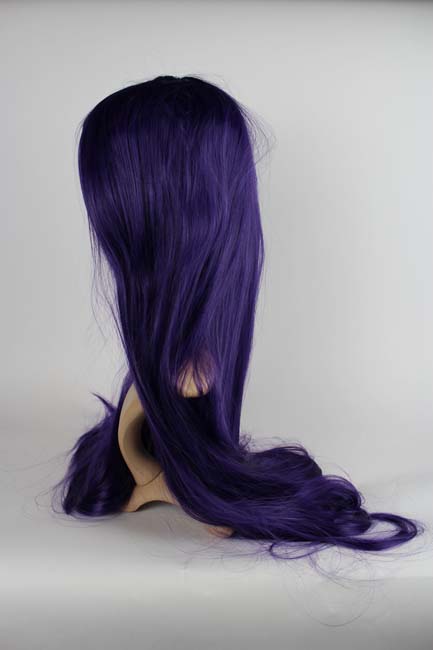 Standard Perücke – lila – lang