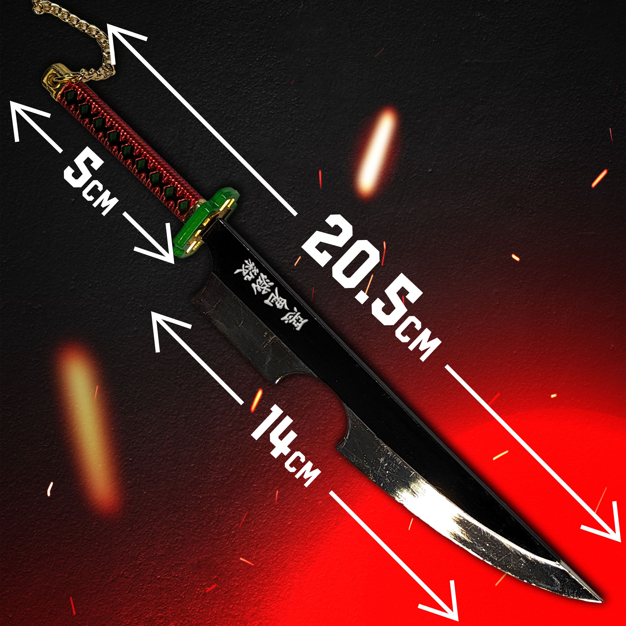 Demon Slayer –Tengen Uzui Brieföffner Schwert