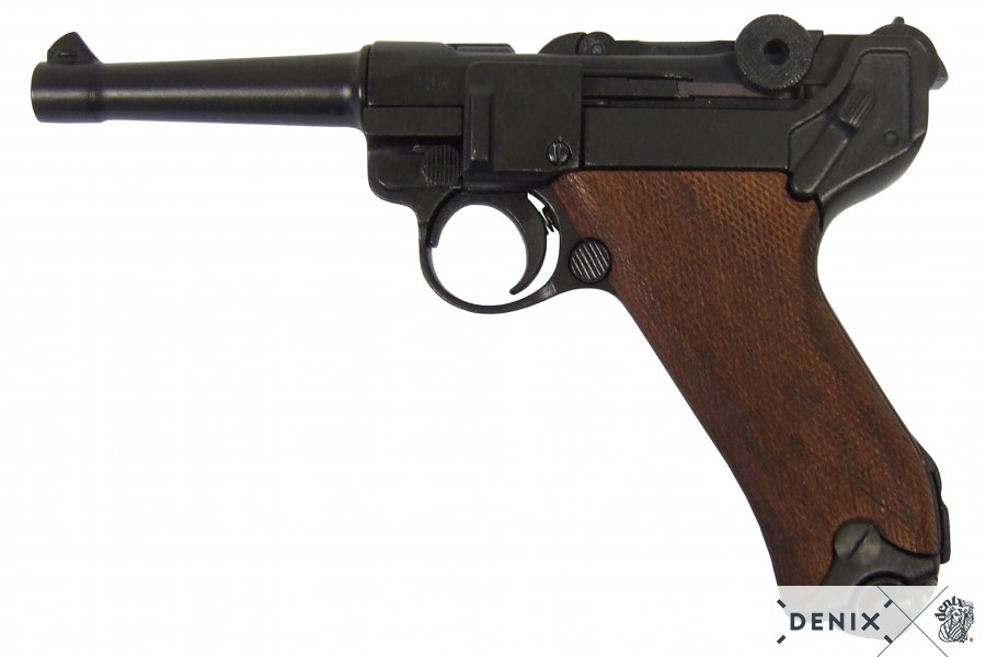 Luger pistol PO8 Parabellum 1898, wooden handle