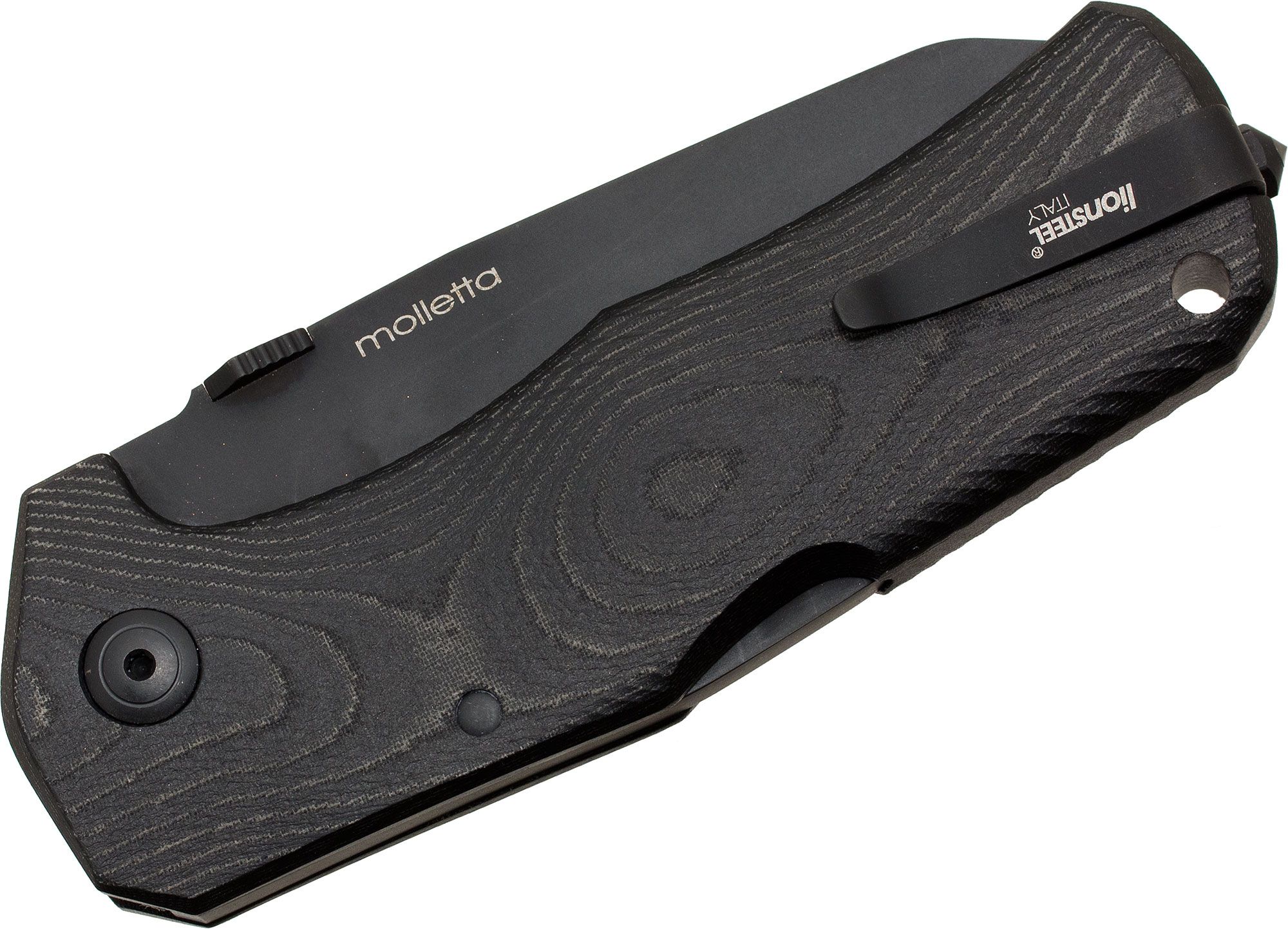 TM1 Micarta - Micarta Handle, Black blade