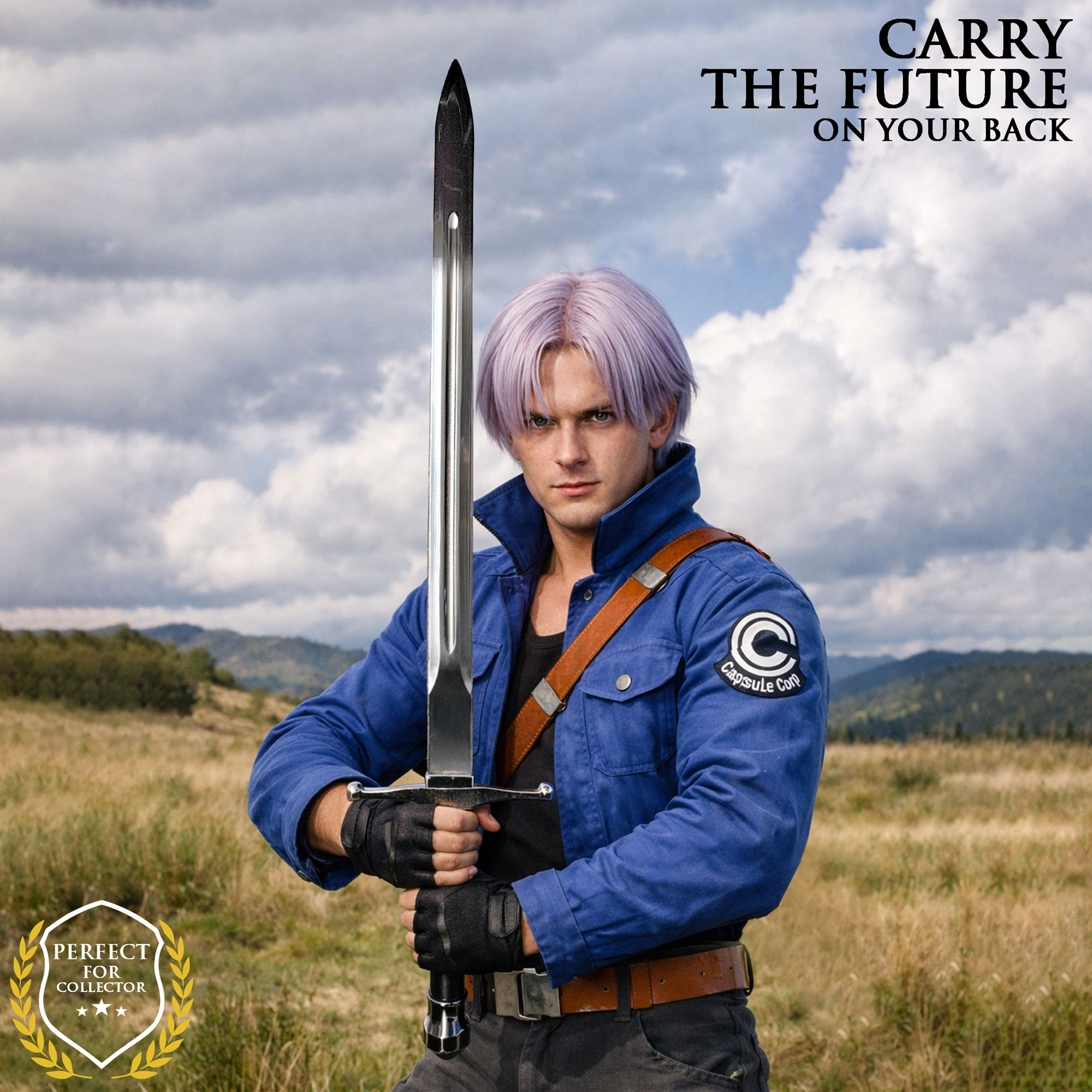 Dragon Ball Z: Future Trunks' Sword with Wearable Scabbard