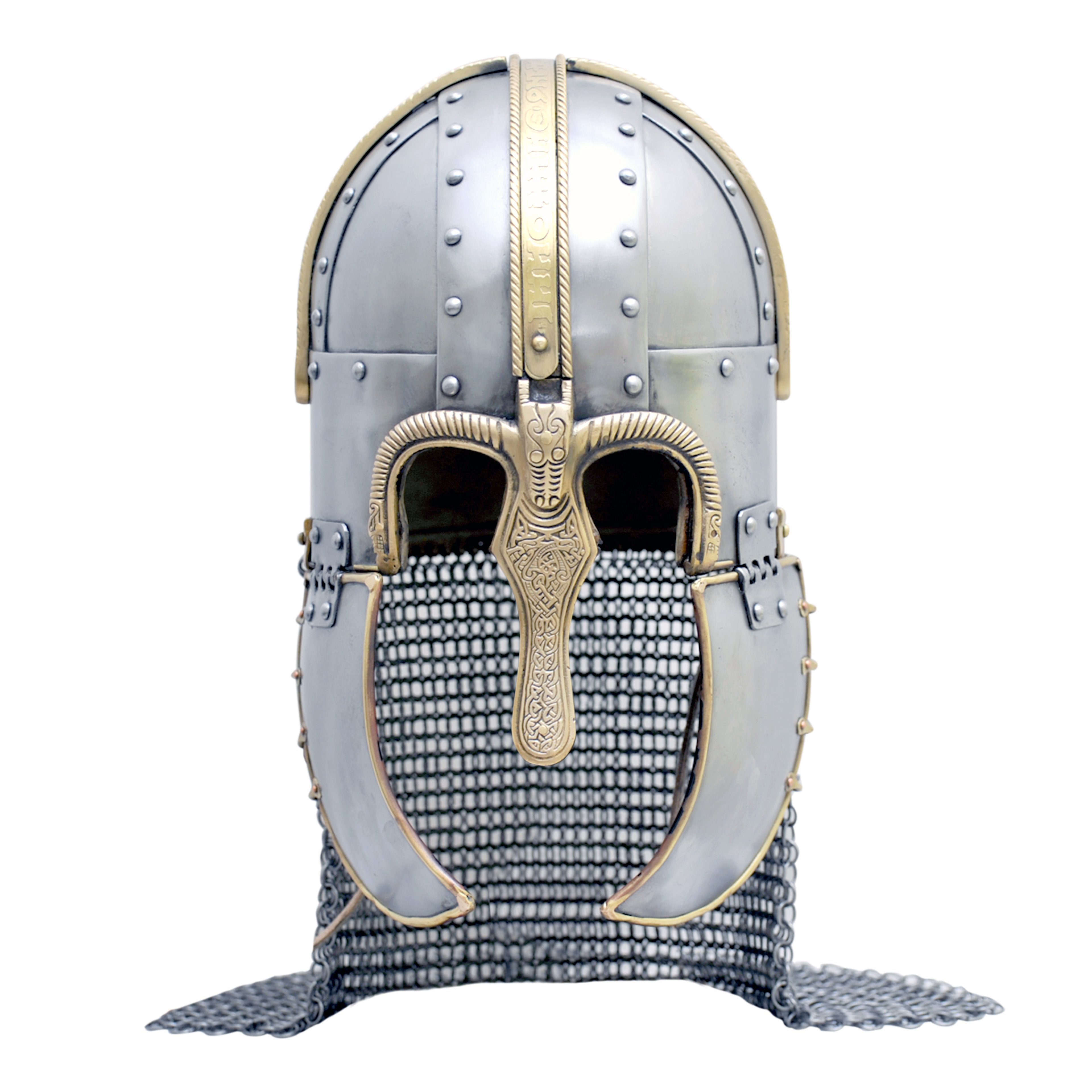 Coppergate Helm (vernietete Brünne) – frühes 7. Jahrhundert, Größe M