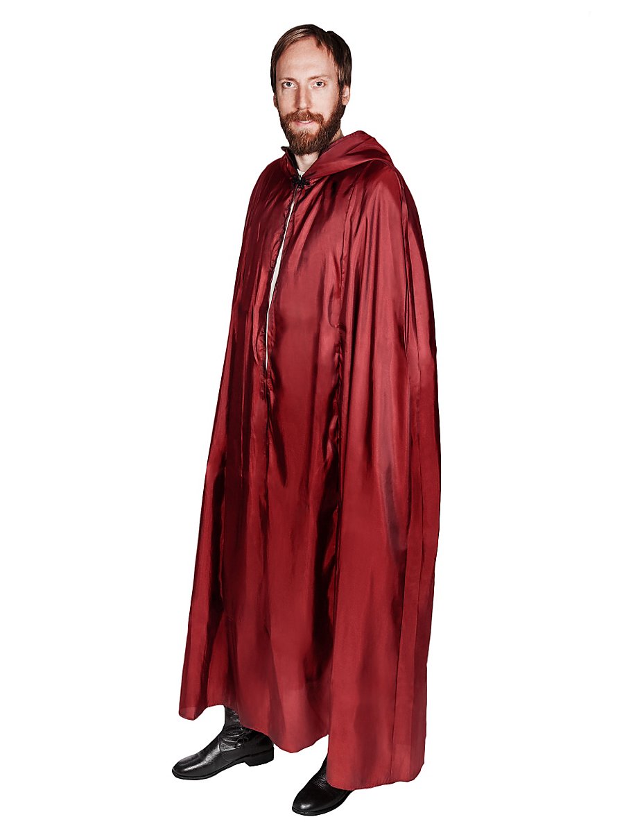 Red Hooded Cape with Cross
