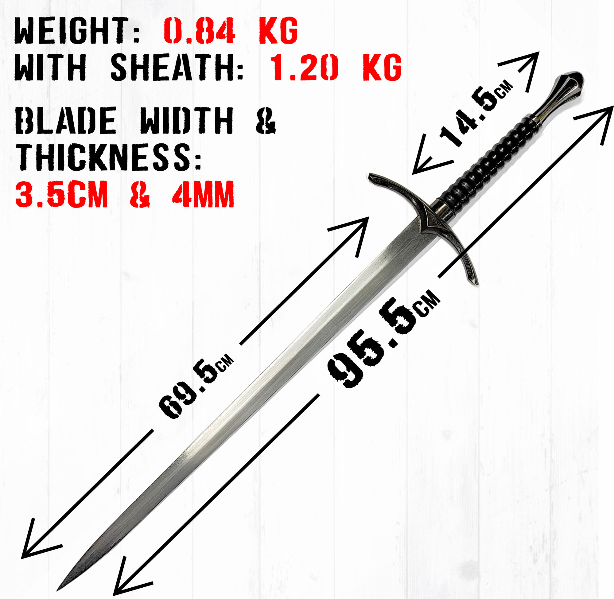 Der Herr der Ringe - Gandalf's Schwert mit Scheide