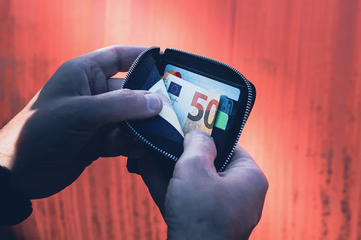 THE CARRY LEATHER ZIP WALLET