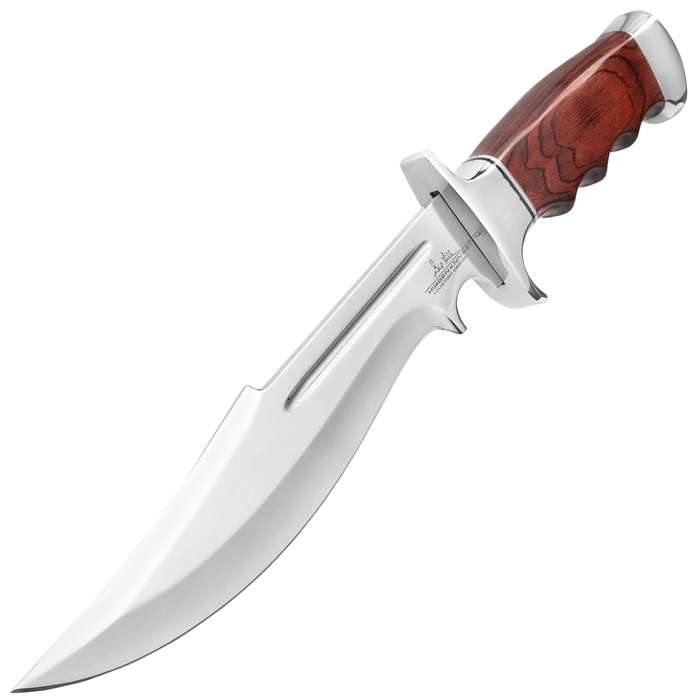 Gil Hibben Wood Bowie Knife