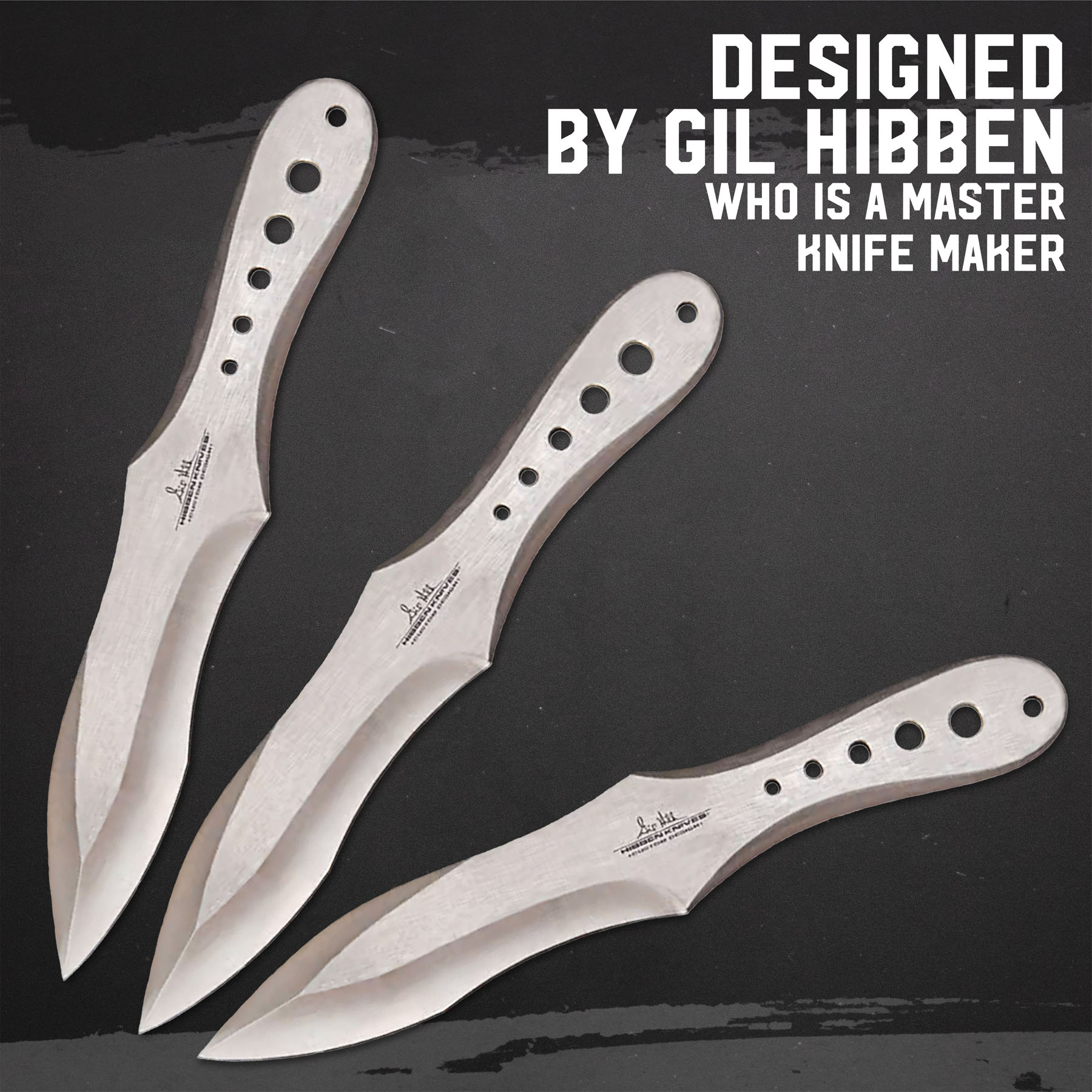 Gil Hibben Genx Pro Thrower Triple Set large