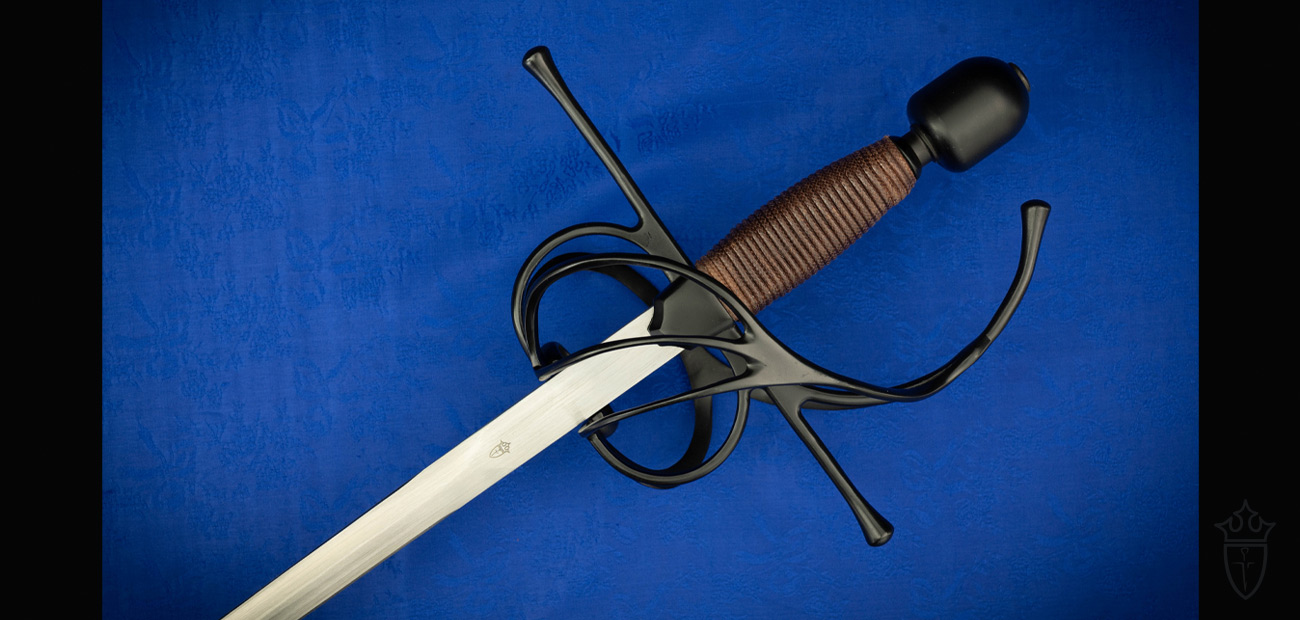 Swept Hilt Rapier - Schwarz