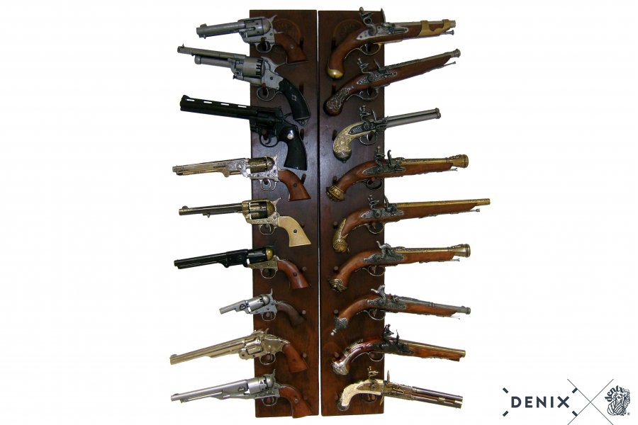 Wall display for 18 pistols / Colts