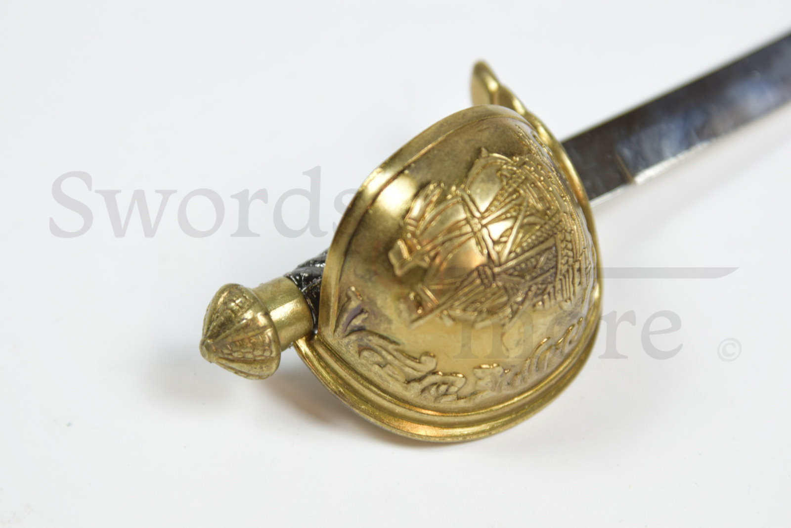 Letter opener "Pirate saber" brass handle