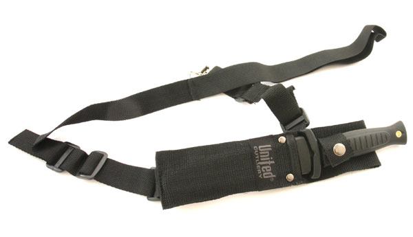 Combat Commander Boot Knife Black with Shoulder Harness