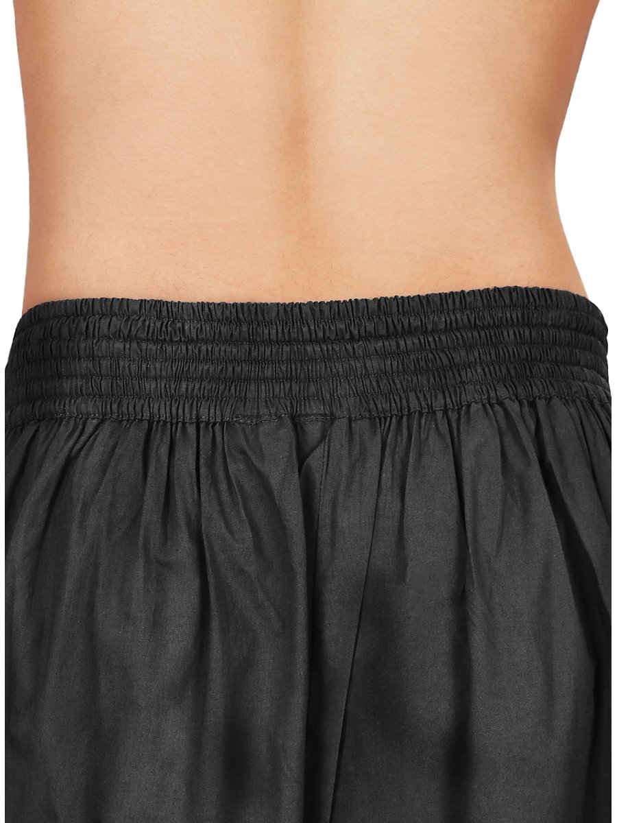 Pluderhose schwarz, Größe L/XL