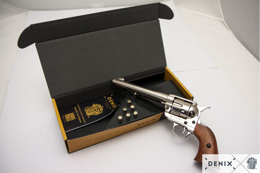 45er Cavalry Colt, nickel plated