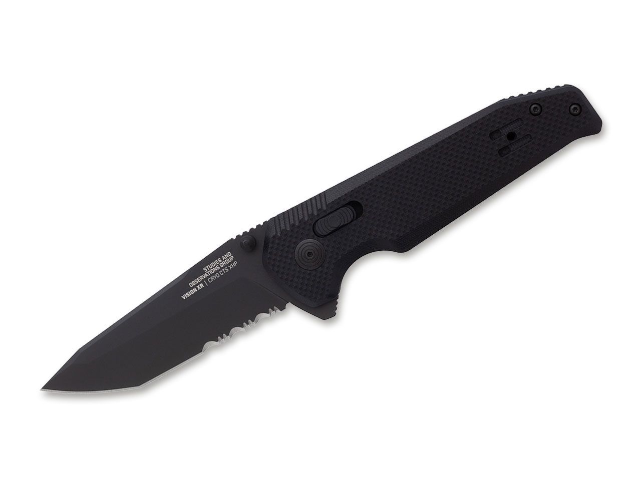 Vision XR Black Serrated