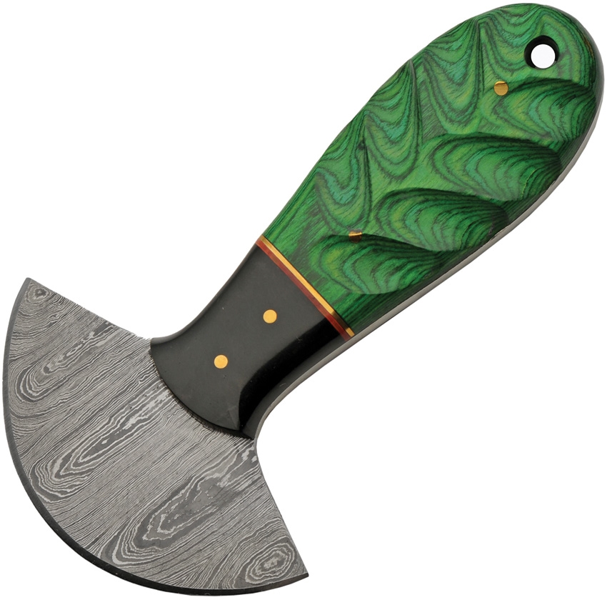 Damast Cutter Green Colorwood