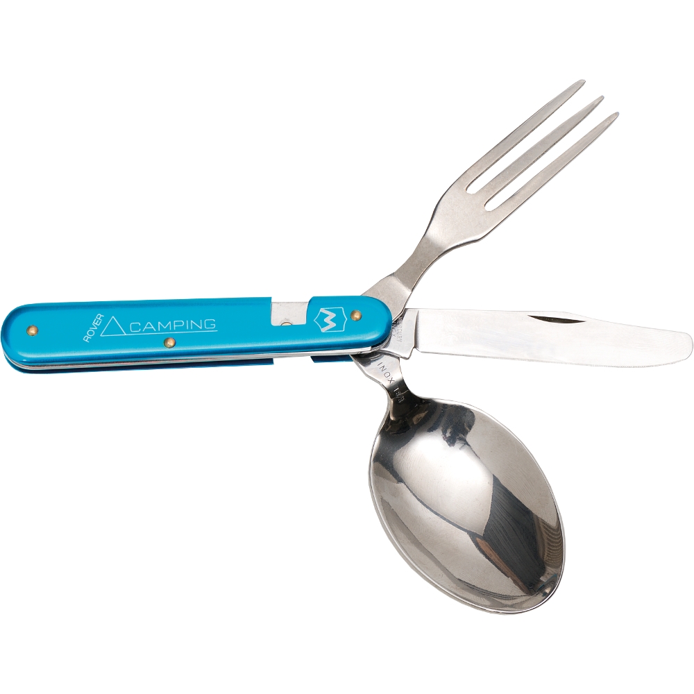 Camping cutlery, blue