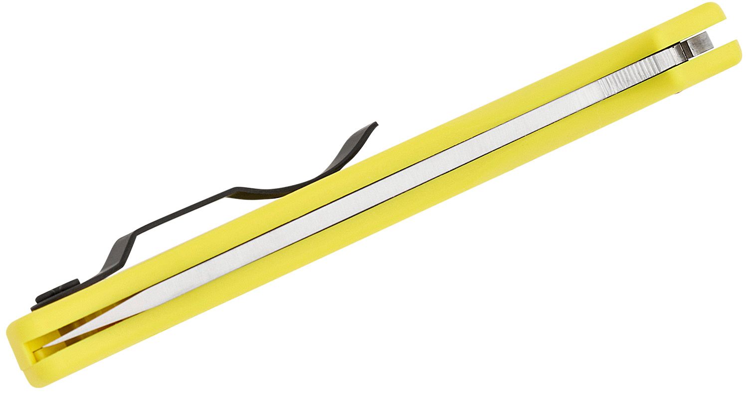 Stretch 2 XL, Serrated Blade, Yellow FRN Handle