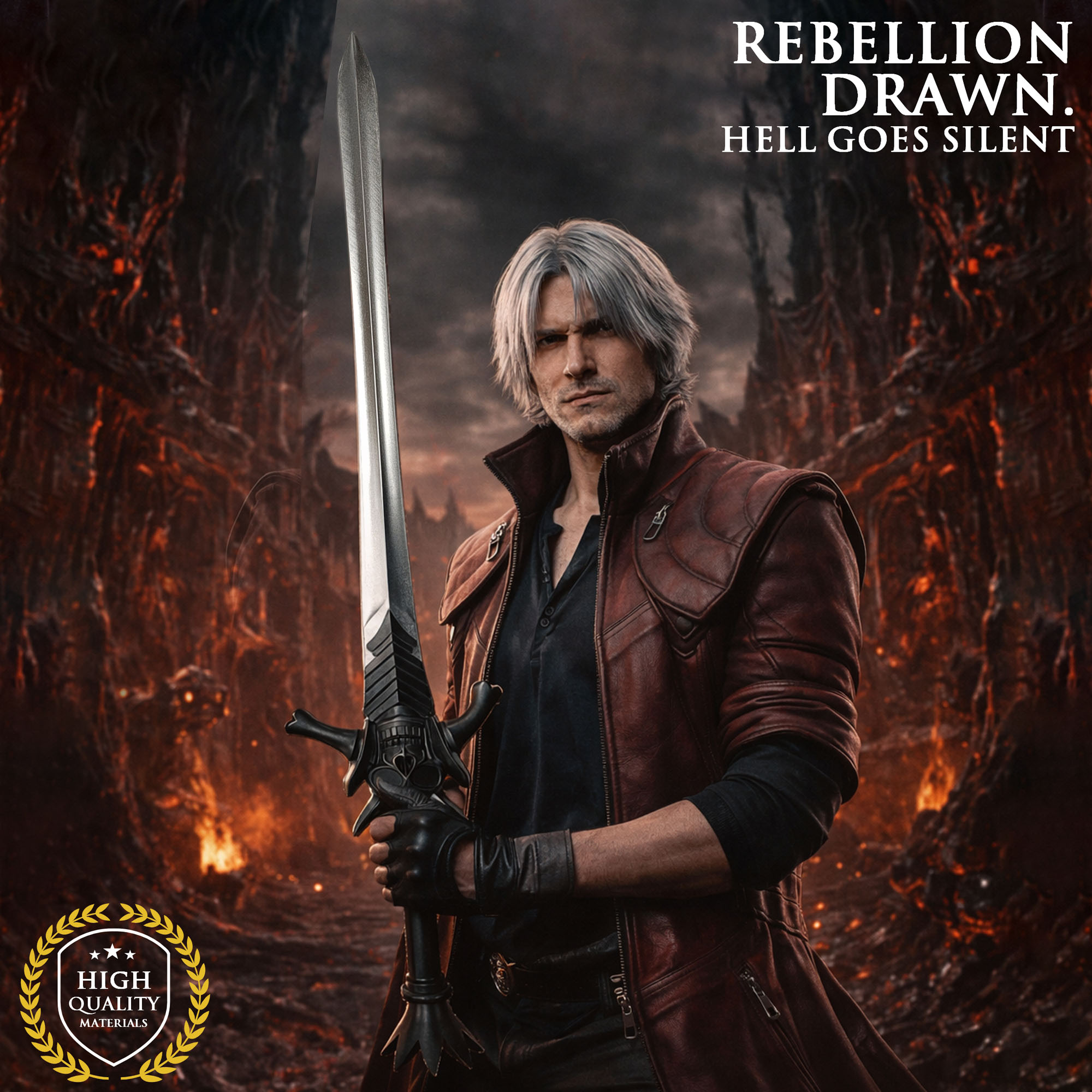 Devil May Cry – Dante´s Rebellion Sword, LARP Version