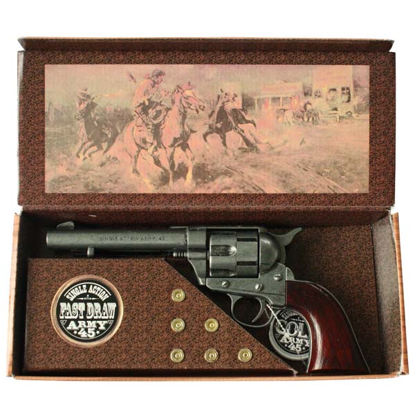 Decoration Revolver, brown