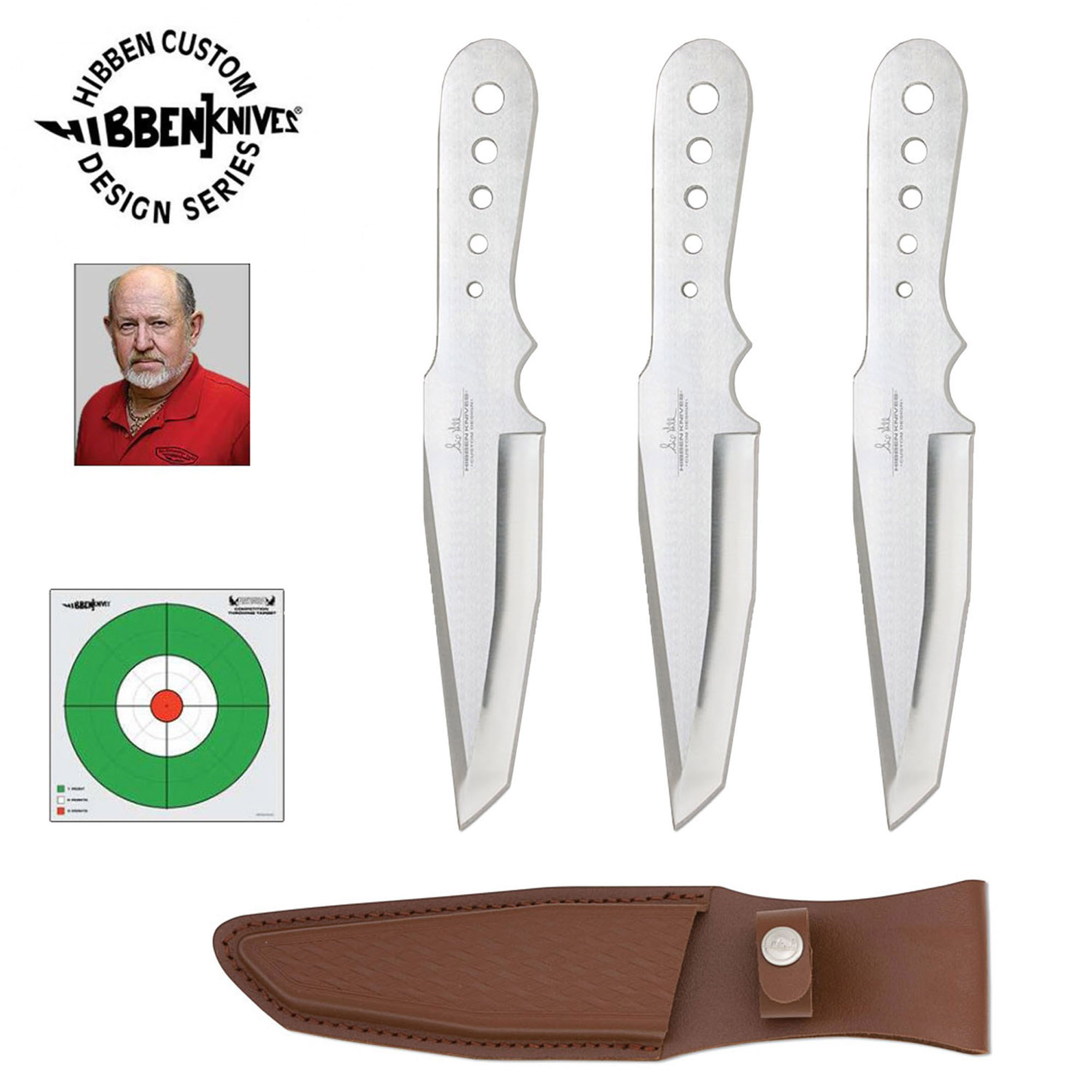 Gil Hibben Thrower Triple Set Tanto Large Gil Hibben Thrower Triple Set Tanto Large