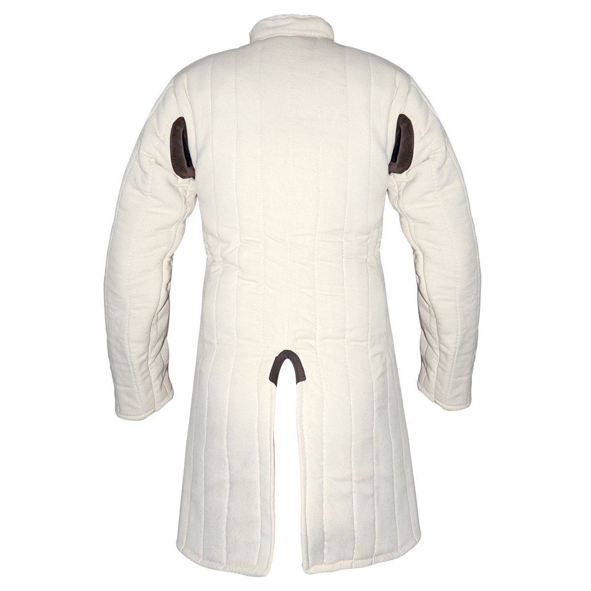 Gambeson mit Lederschnallen – naturfarben, Größe XL