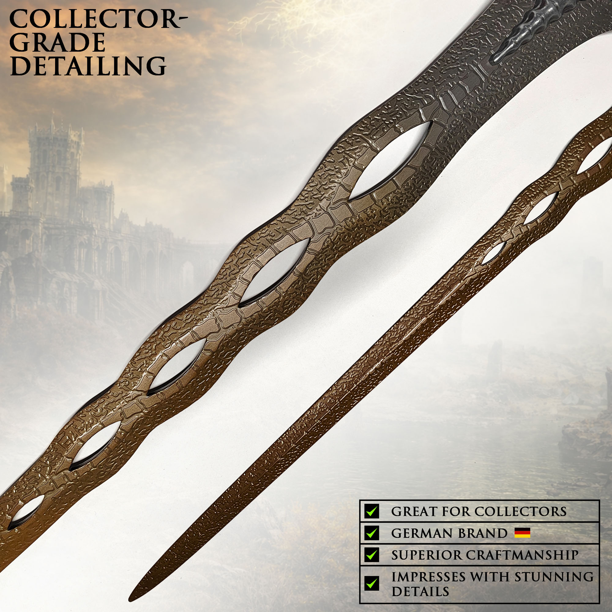 Elden Ring: Heiliges Reliquienschwert  mit Wandhalter