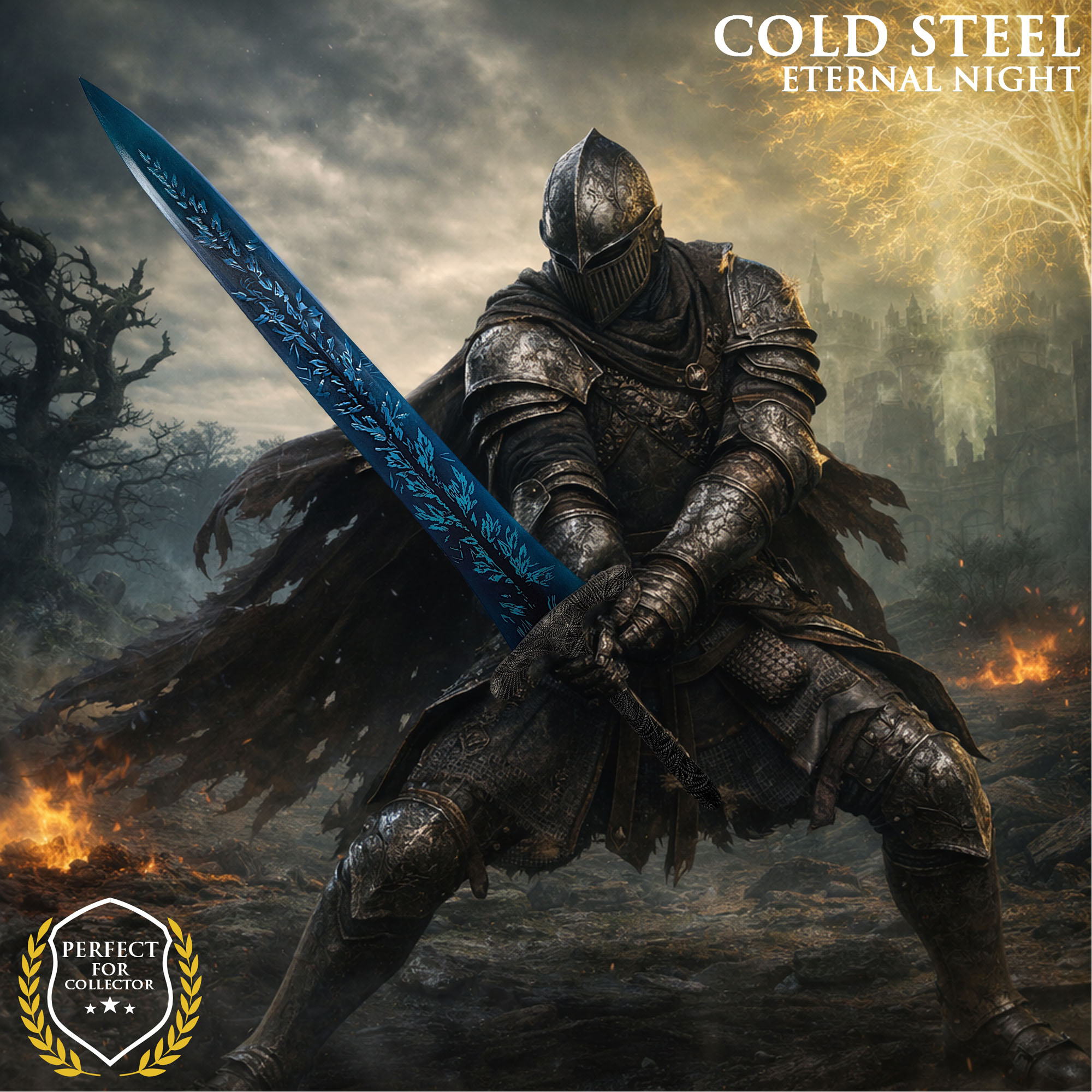 Elden Ring - Dark Moon Großschwert mit Wandtafel