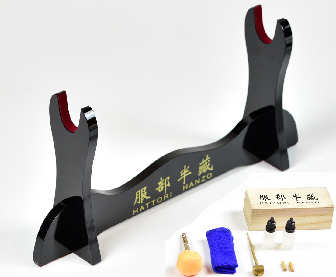 "Töte Bill" - Hattori Hanzo sword stand with care set