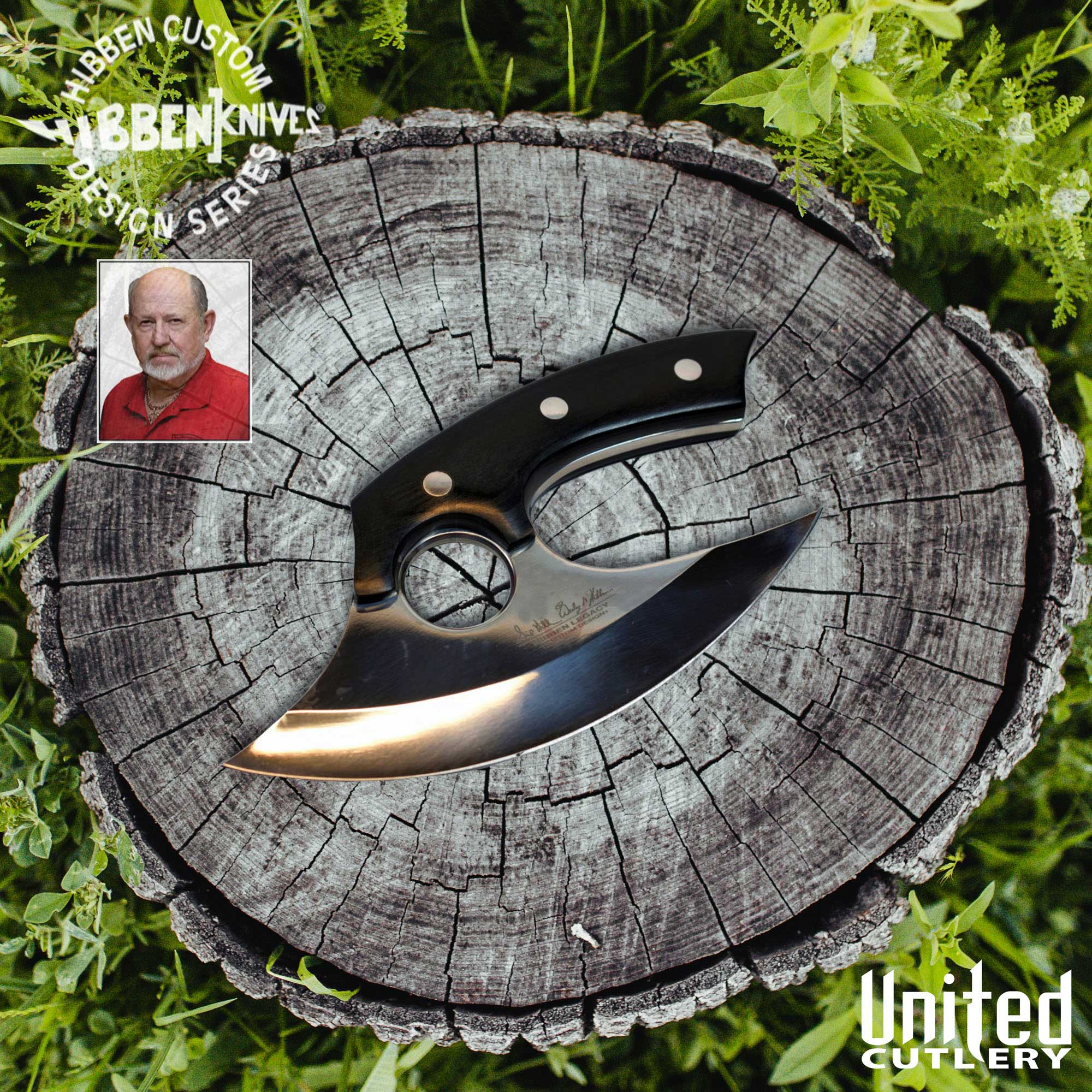 Hibben Legacy Ulu Messer und Scheide