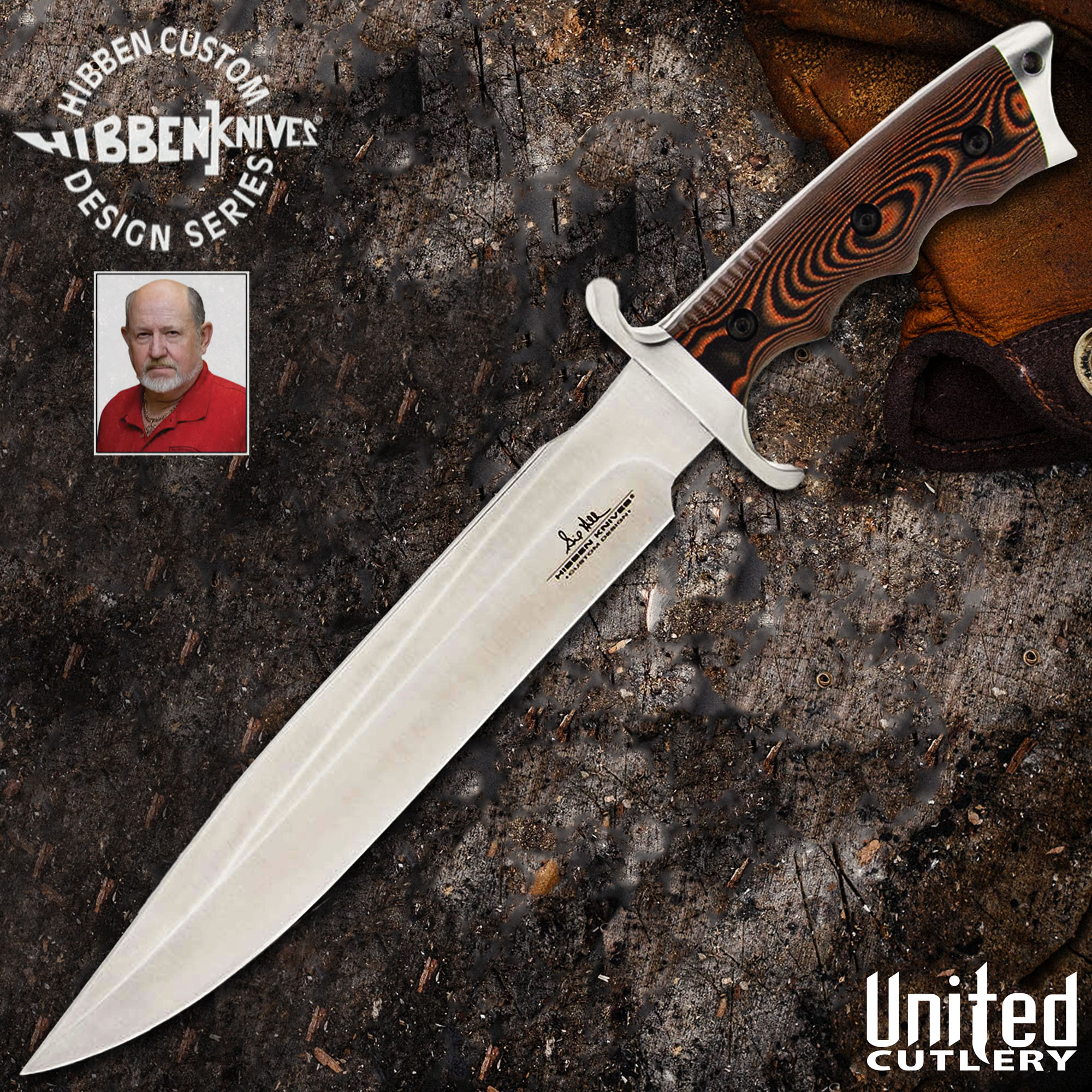 Hibben Tundra Toothpick Knife with Sheath