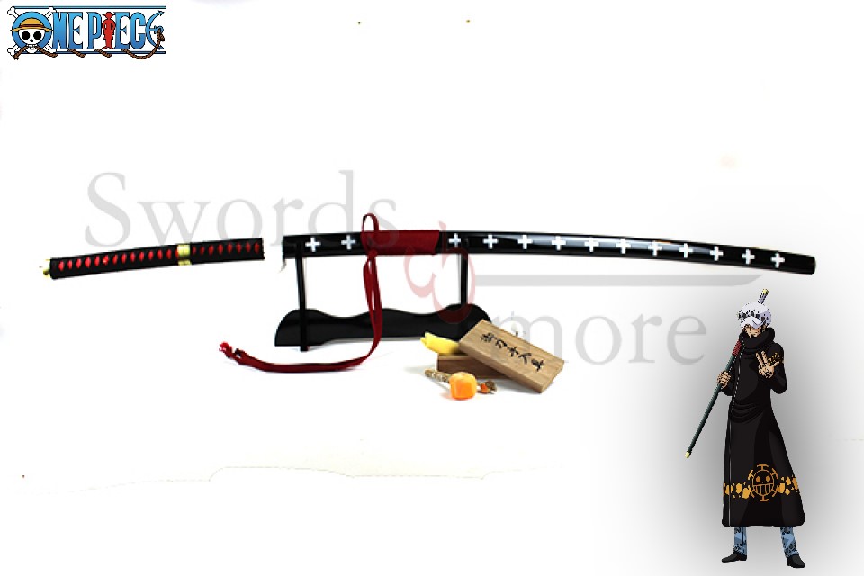 One Piece - Trafalgar Law Sword, black - folded - set