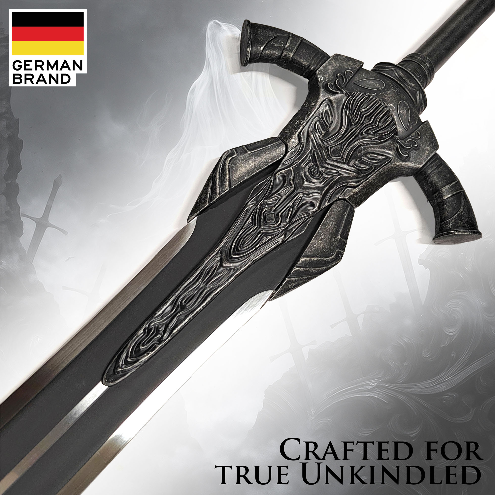 Dark Souls - Großschwert von Artorias 140cm mit Wandtafel