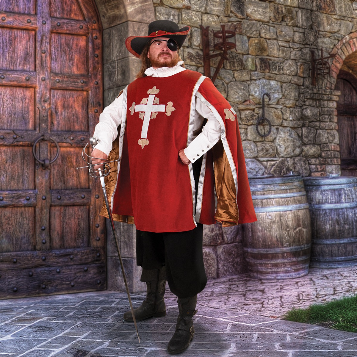 Musketeer Tabard, red